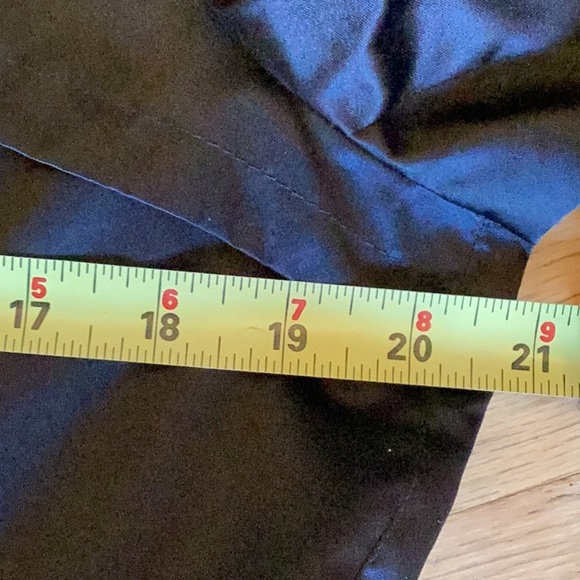 Esprit Outerwear slightly shiny black trench style raincoat.  Size large.  EUC - Picture 9 of 11